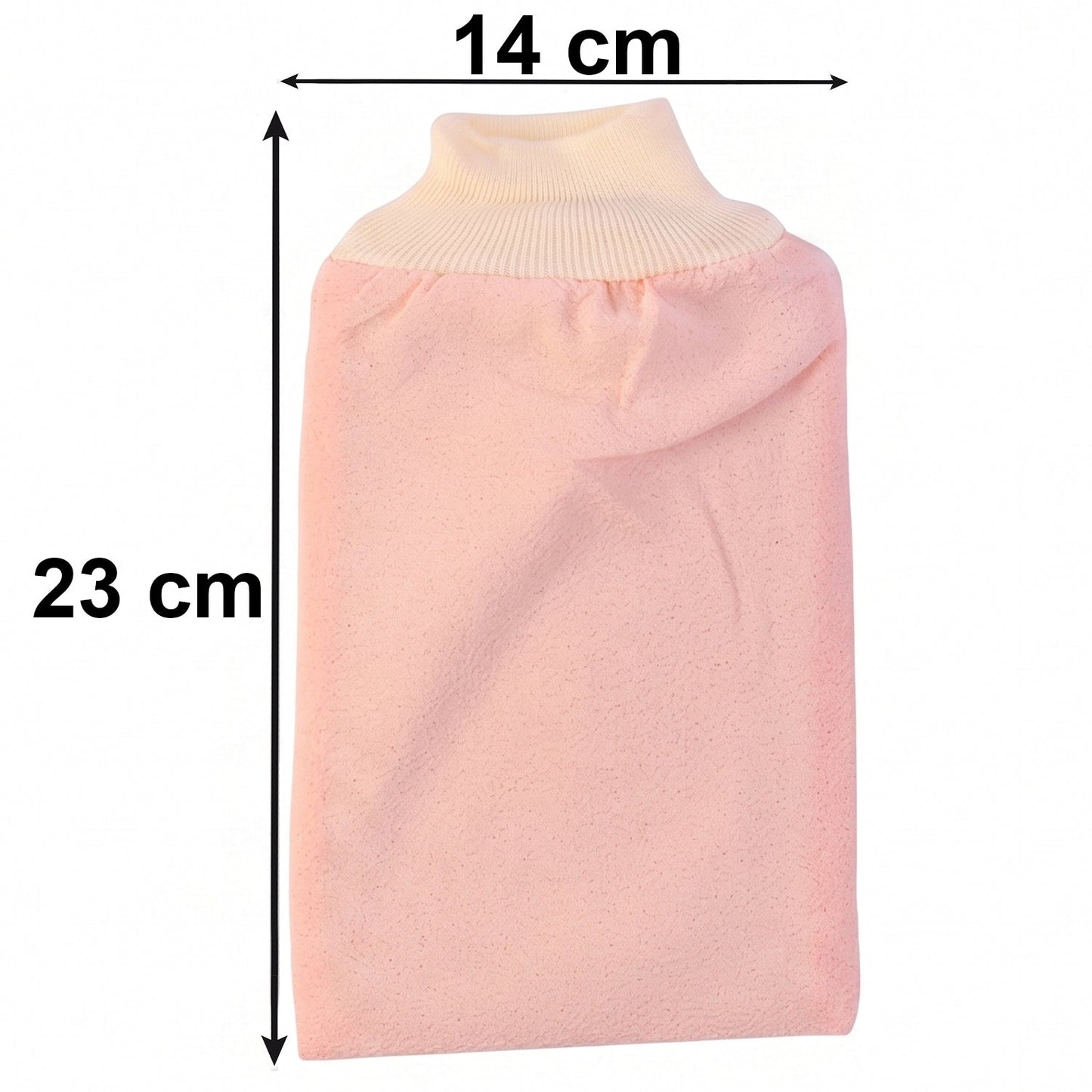 Bath glove size guide for perfect fit
