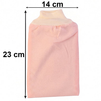 Bath glove size guide for perfect fit