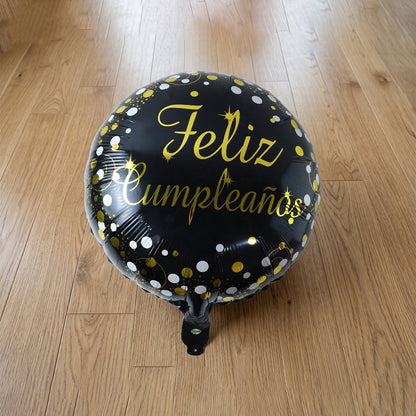 Decorative black foil balloon for celebration