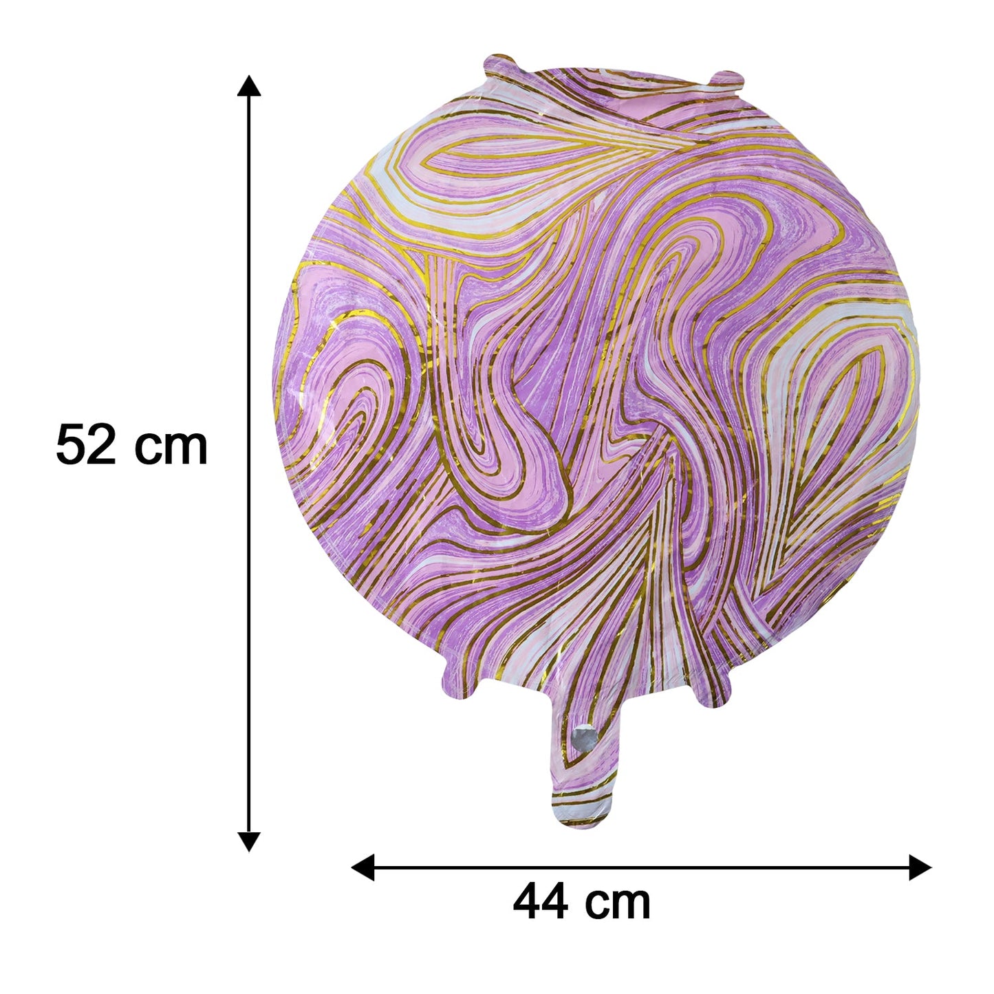 15cm marble pattern foil balloon for birthdays