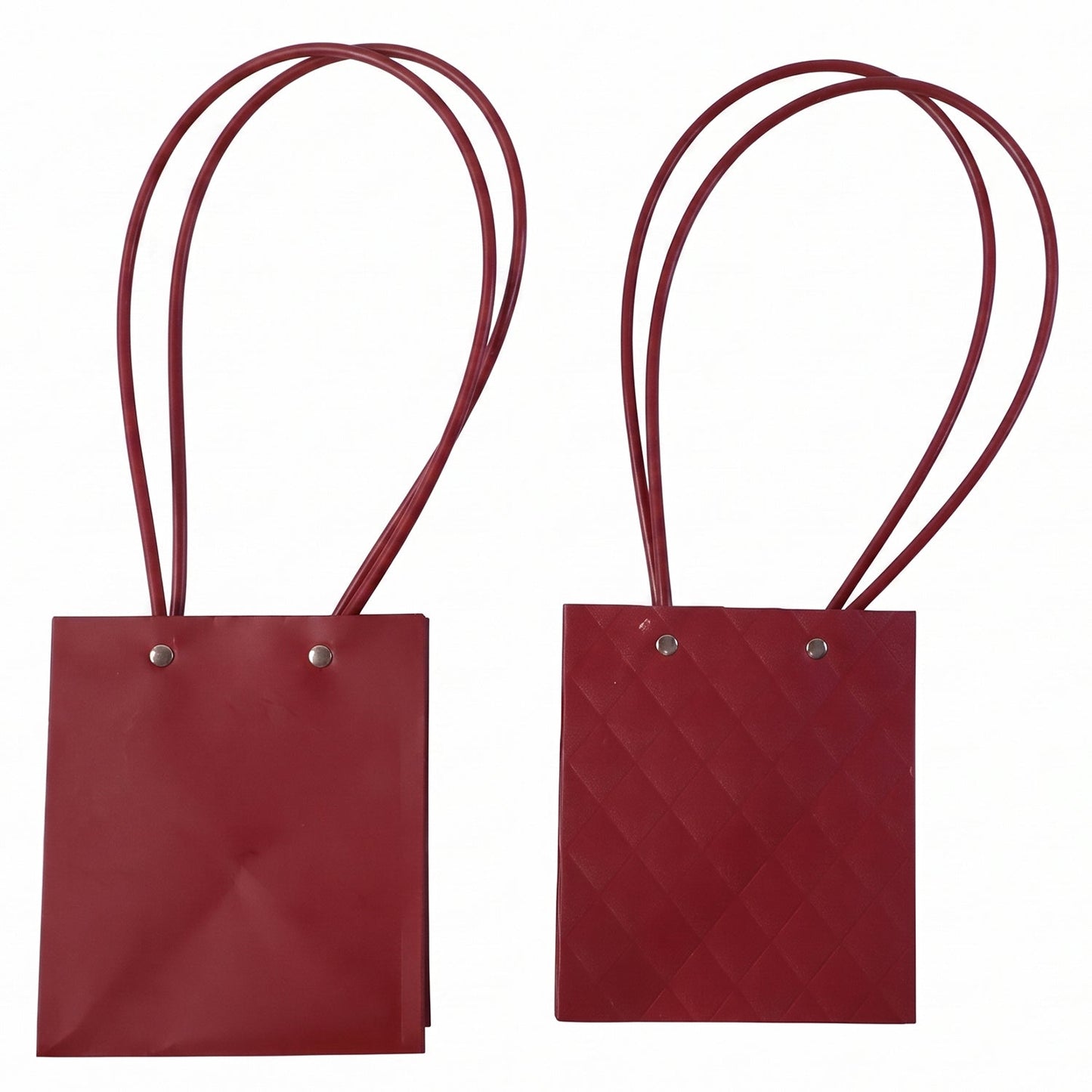 White background flower packaging bag