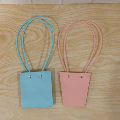 Flower packaging bag being used for floral gifts