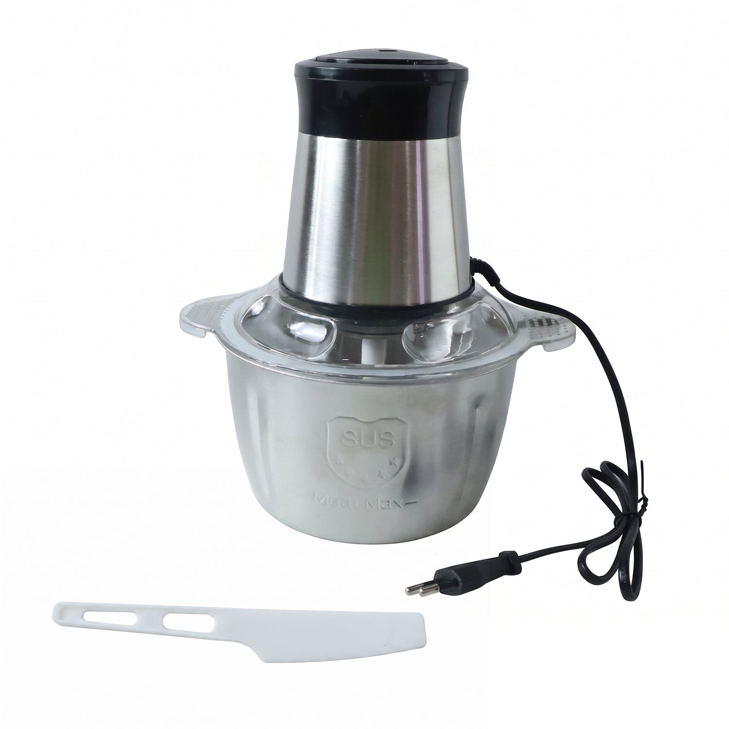 Food processor with 2 litre bowl and stainless steel blades