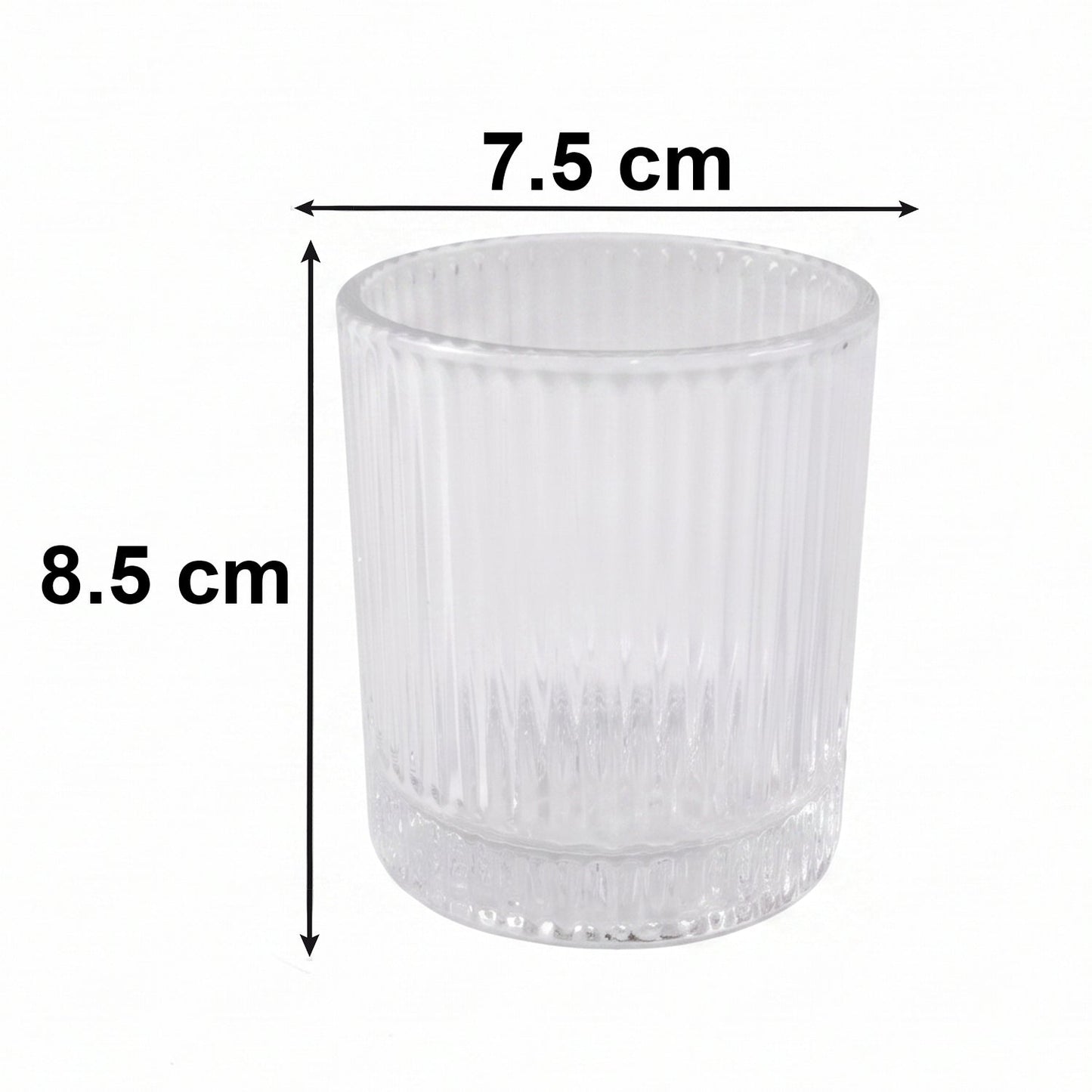 Premium transparent crystal glass tumbler for everyday use
