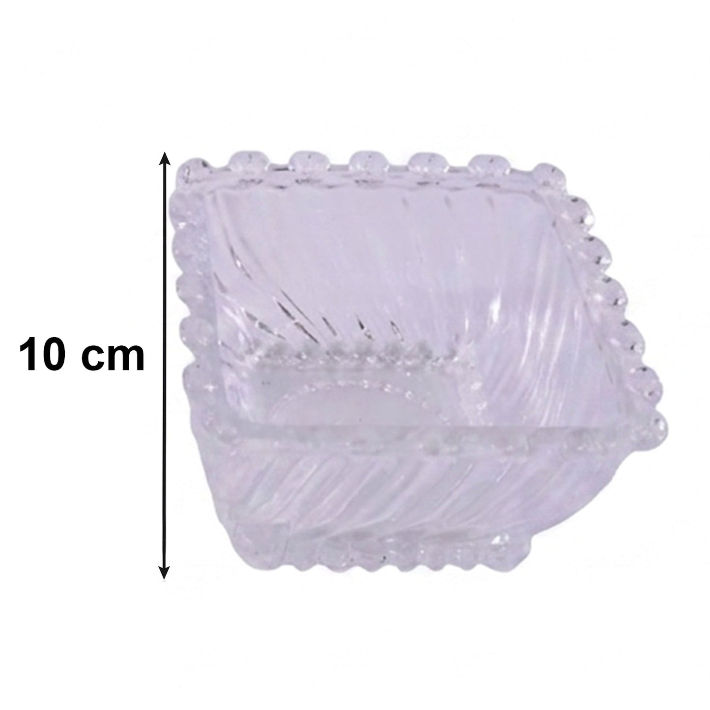 Premium collection of glass dessert plates and bowls
