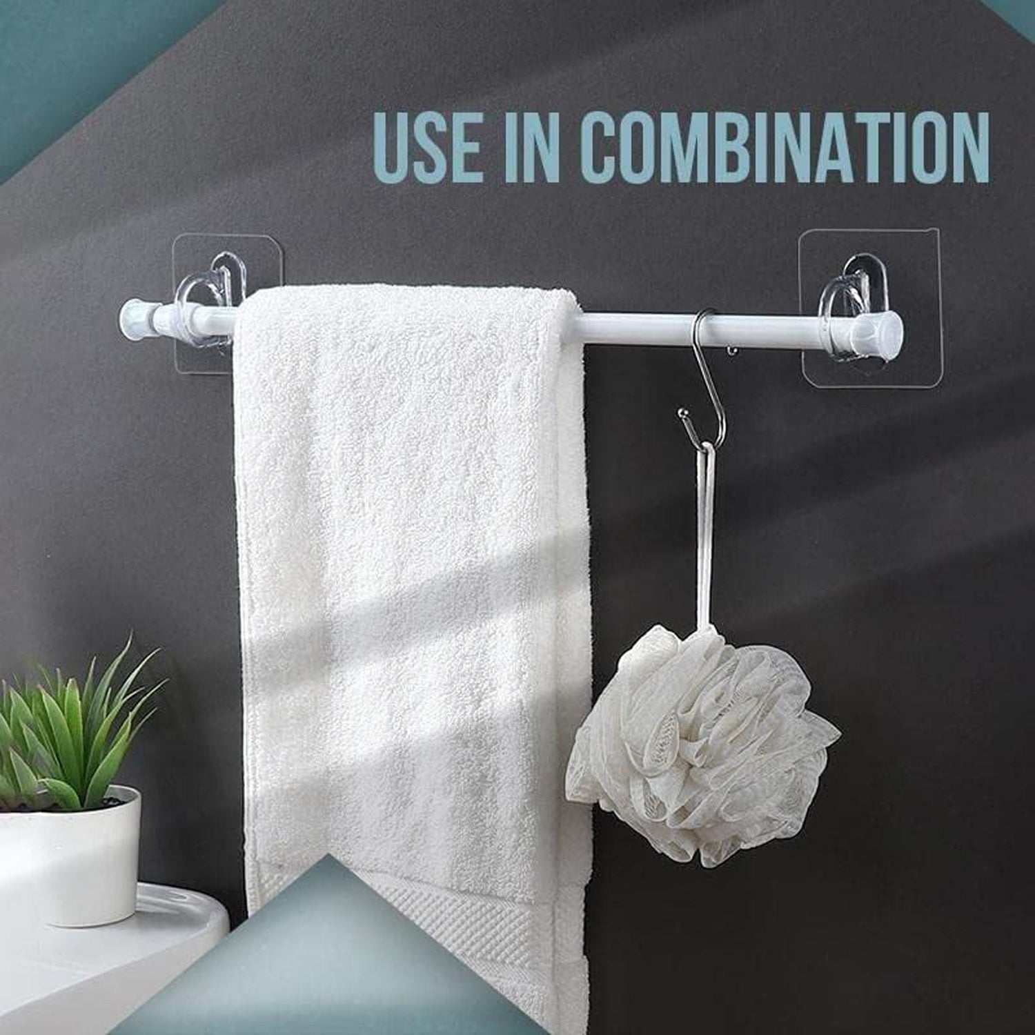 Removable wall hooks for damage-free hanging