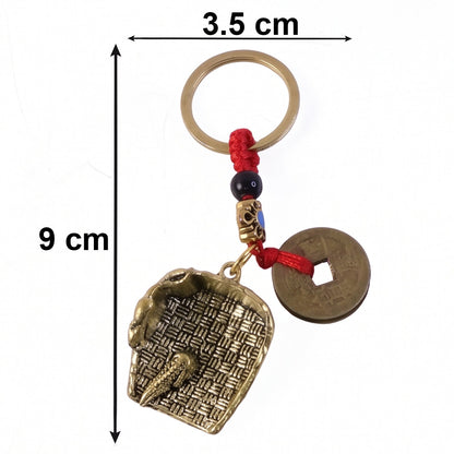 Size guide for decorative Feng Shui keychain