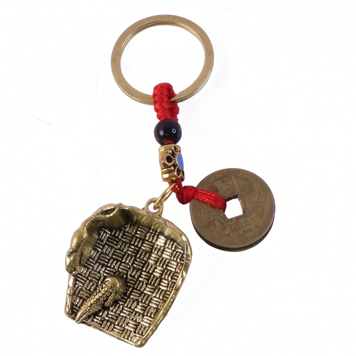 Dustpan keychain displayed with white background