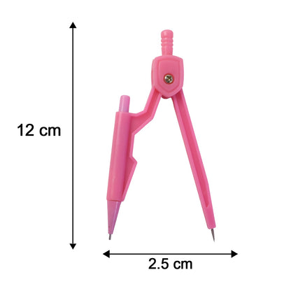 Size comparison of kids stationery set