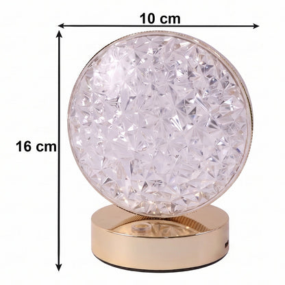 Size guide for crystal bedside lamps