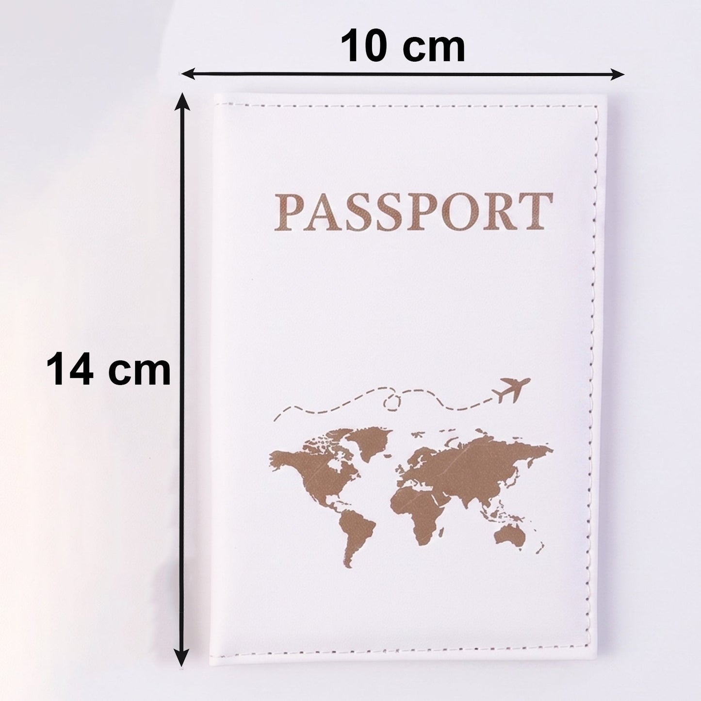 Slim, compact passport holder wallet