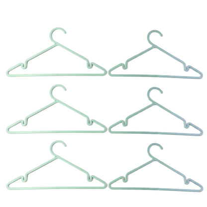 Cloth hangers used for wardrobe organization and space saving