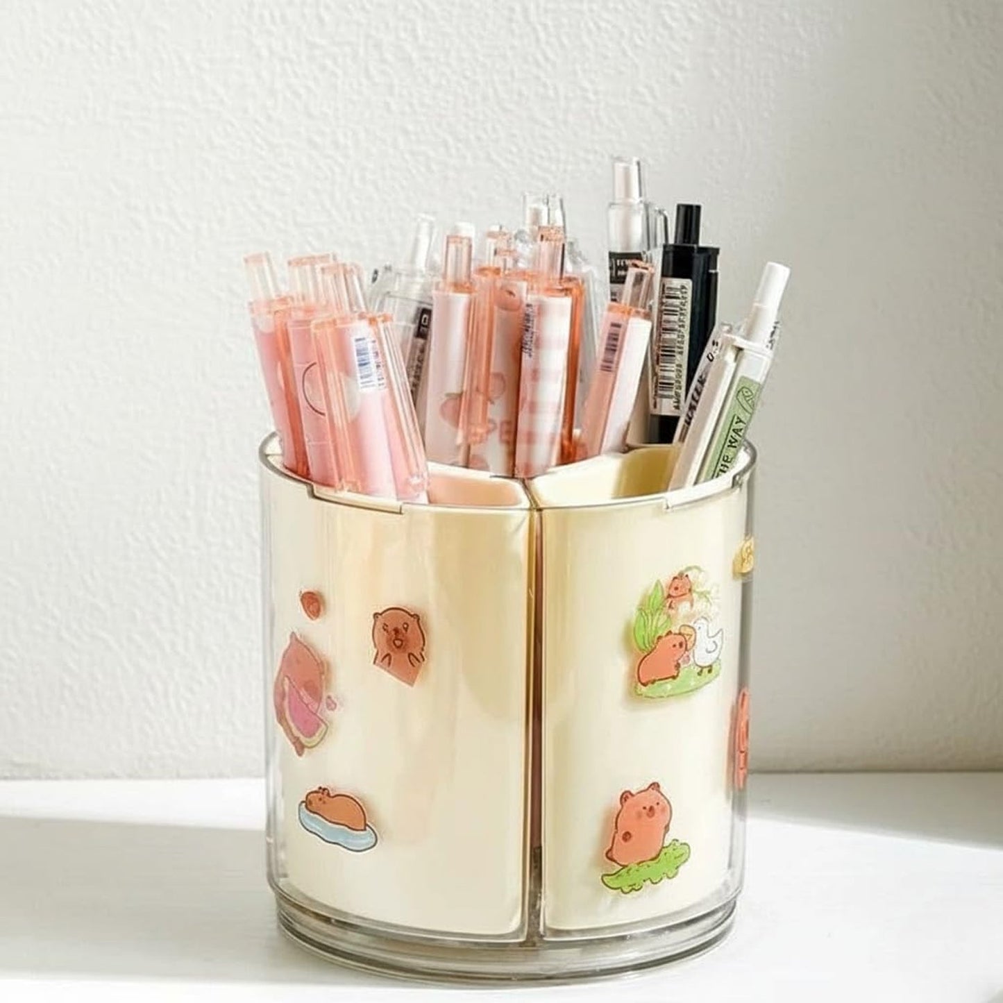 Stationery storage stand for office desk organization