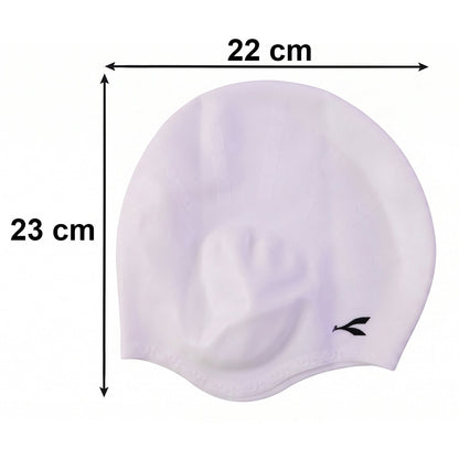 Pool-friendly waterproof swimming cap