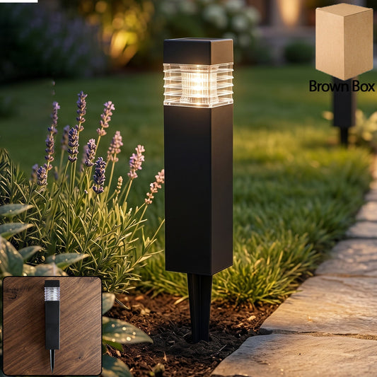 Bright outdoor solar garden light in waterproof design