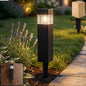 Bright outdoor solar garden light in waterproof design
