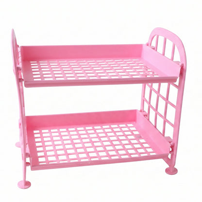 Kitchen storage use plastic rack for countertop organization