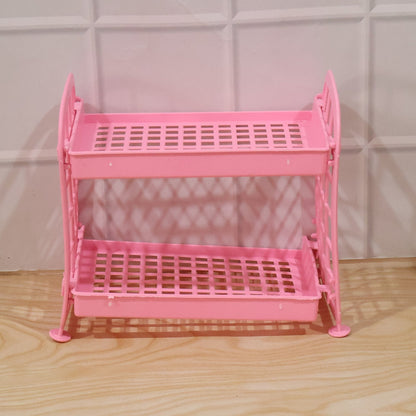 Sturdy plastic rack suitable for daily household items