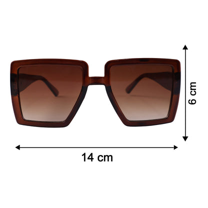 Sunglasses size guide for oversized square frames