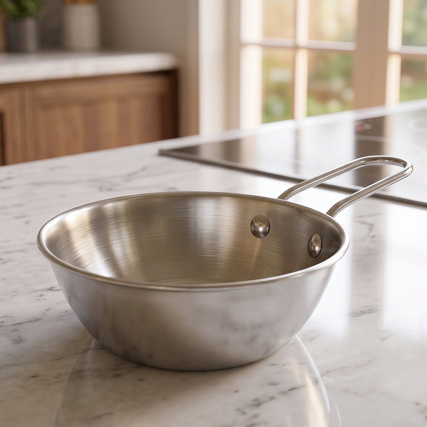 Small spice tempering pan for Indian cuisine