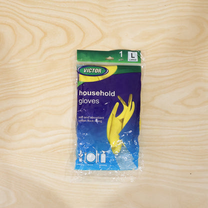 Large waterproof rubber gloves for daily household tasks