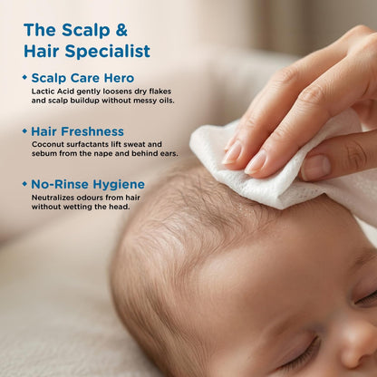 Baby wet wipes for everyday use