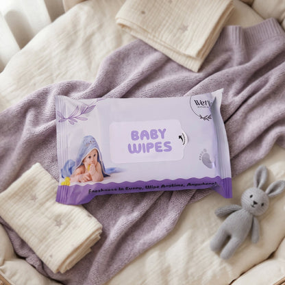 Travel-friendly baby wipes pack for on-the-go