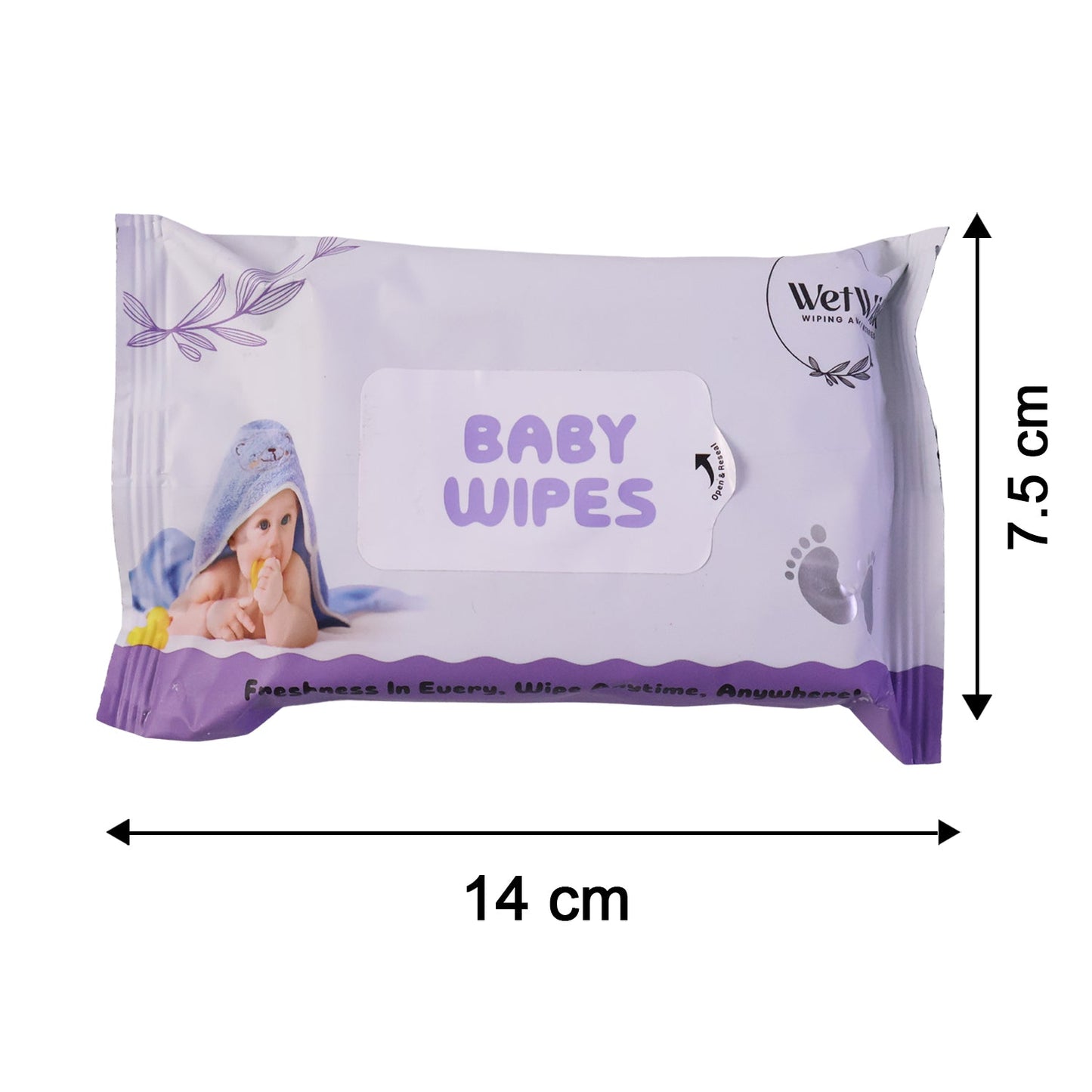 Pack size reference for baby wipes