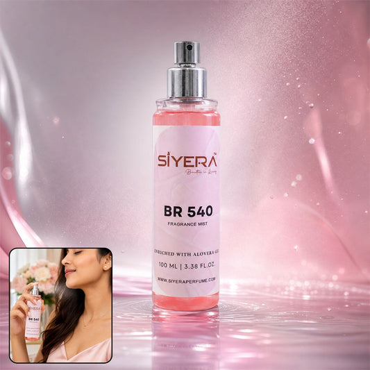 BR 540 fragrance mist body spray in a 100ml bottle