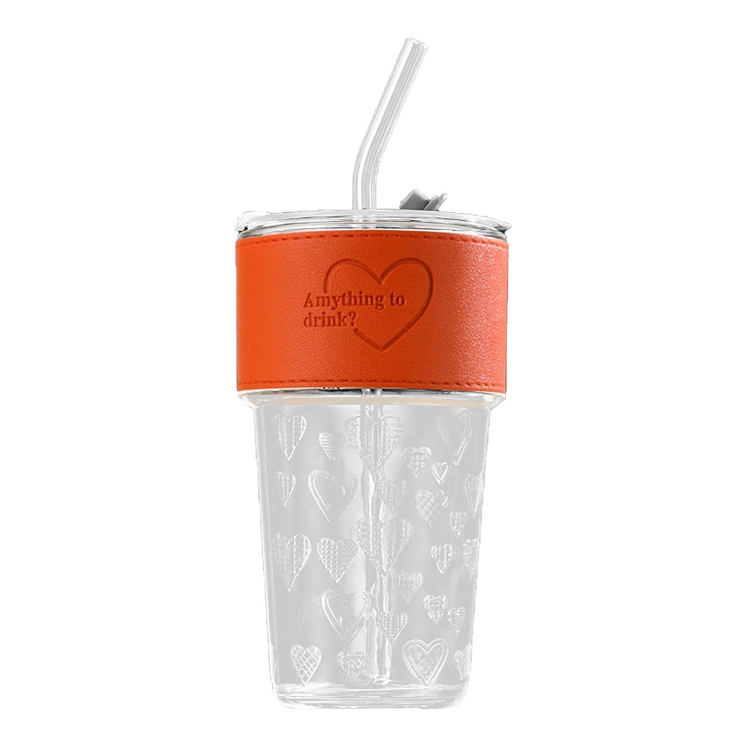 Empty clear glass tumbler showcasing its elegant design