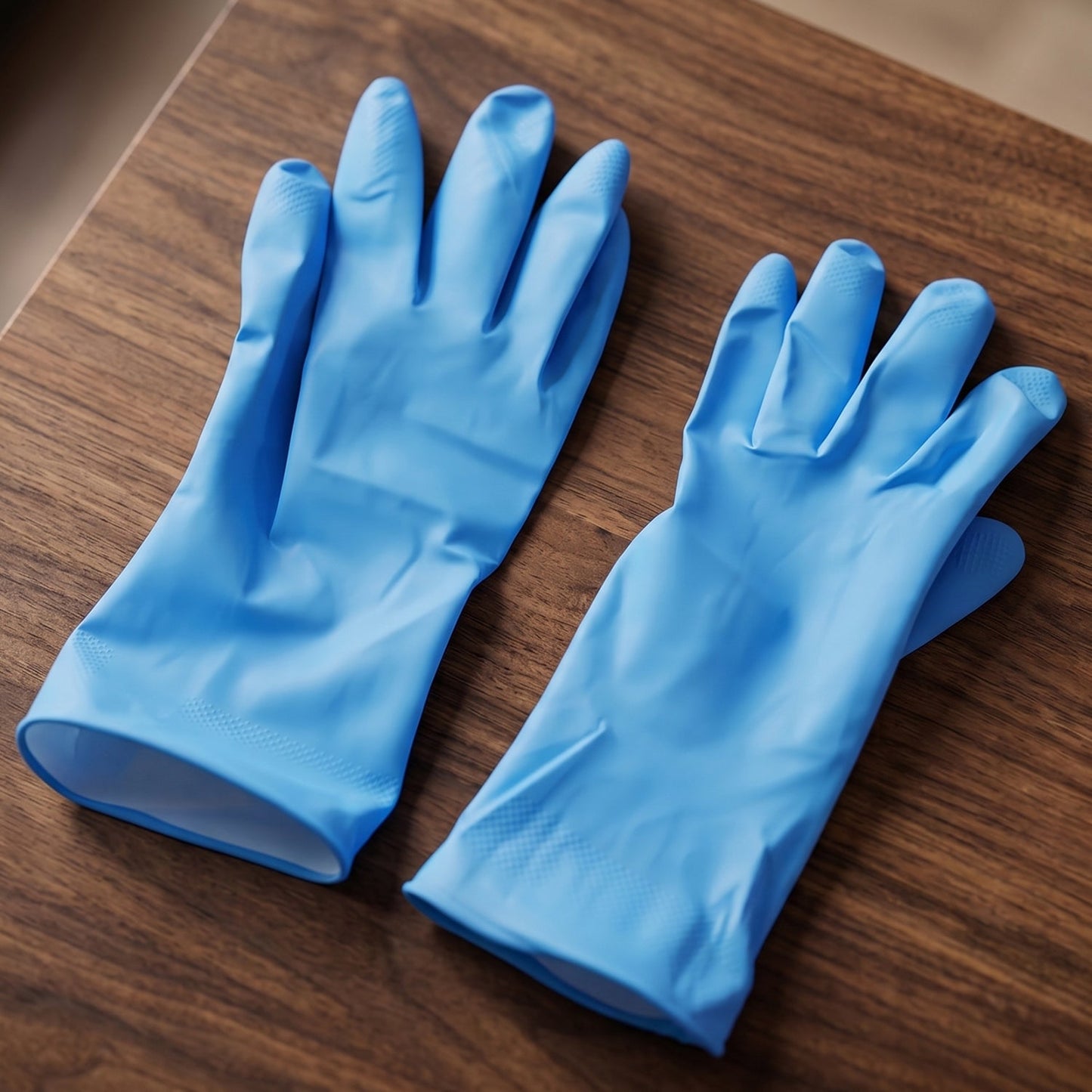 Victor blue waterproof gloves for household cleaning