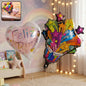 Vibrant Feliz Dia foil balloon for party decoration