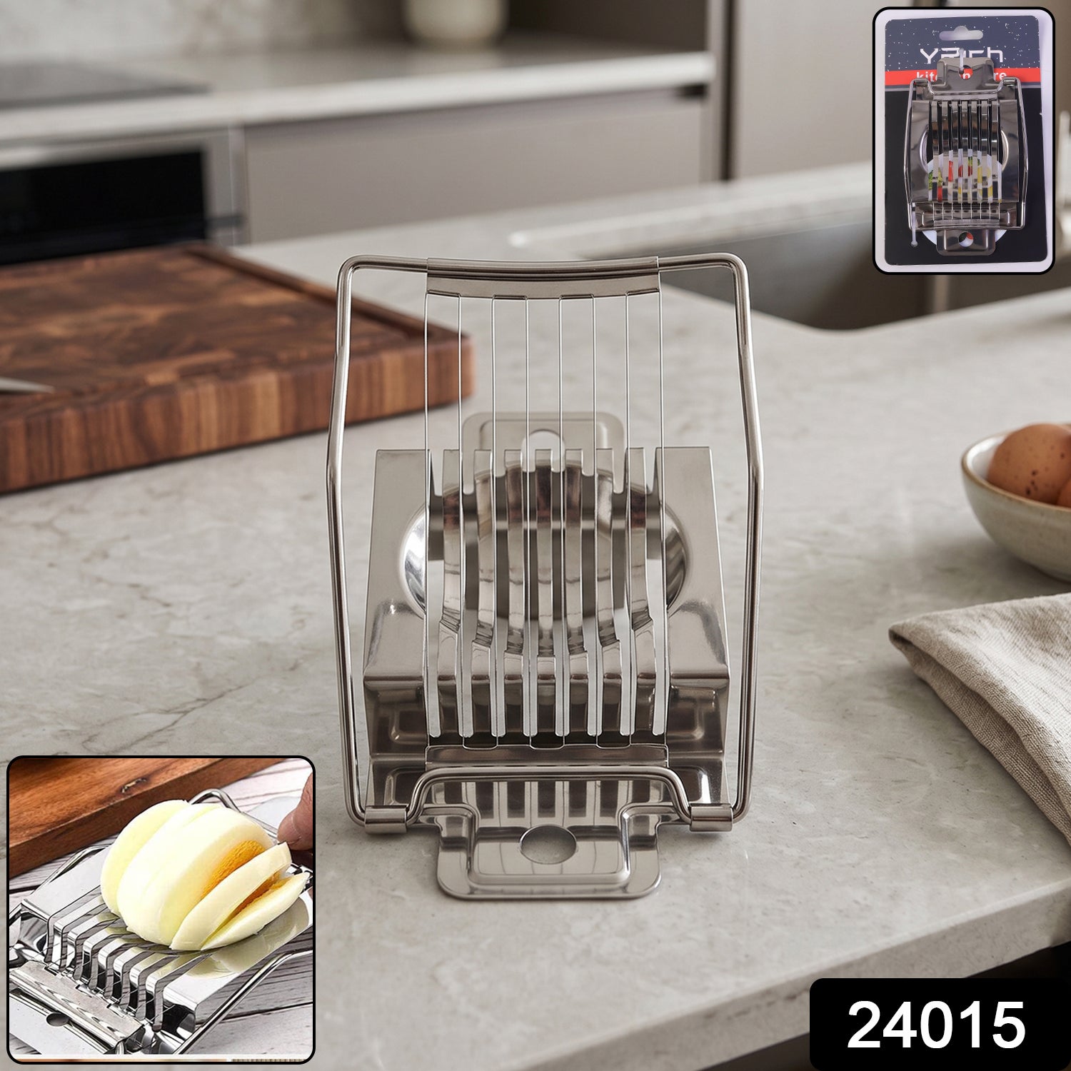 Egg slicer cutter pack for kitchen use