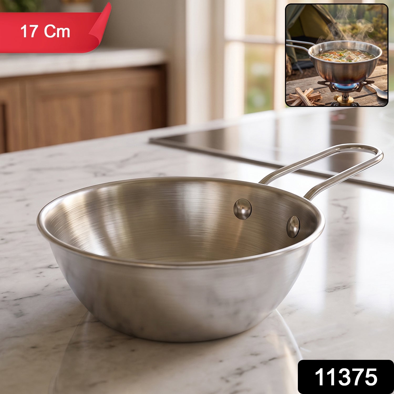Tadka pan for tempering spices and seasoning