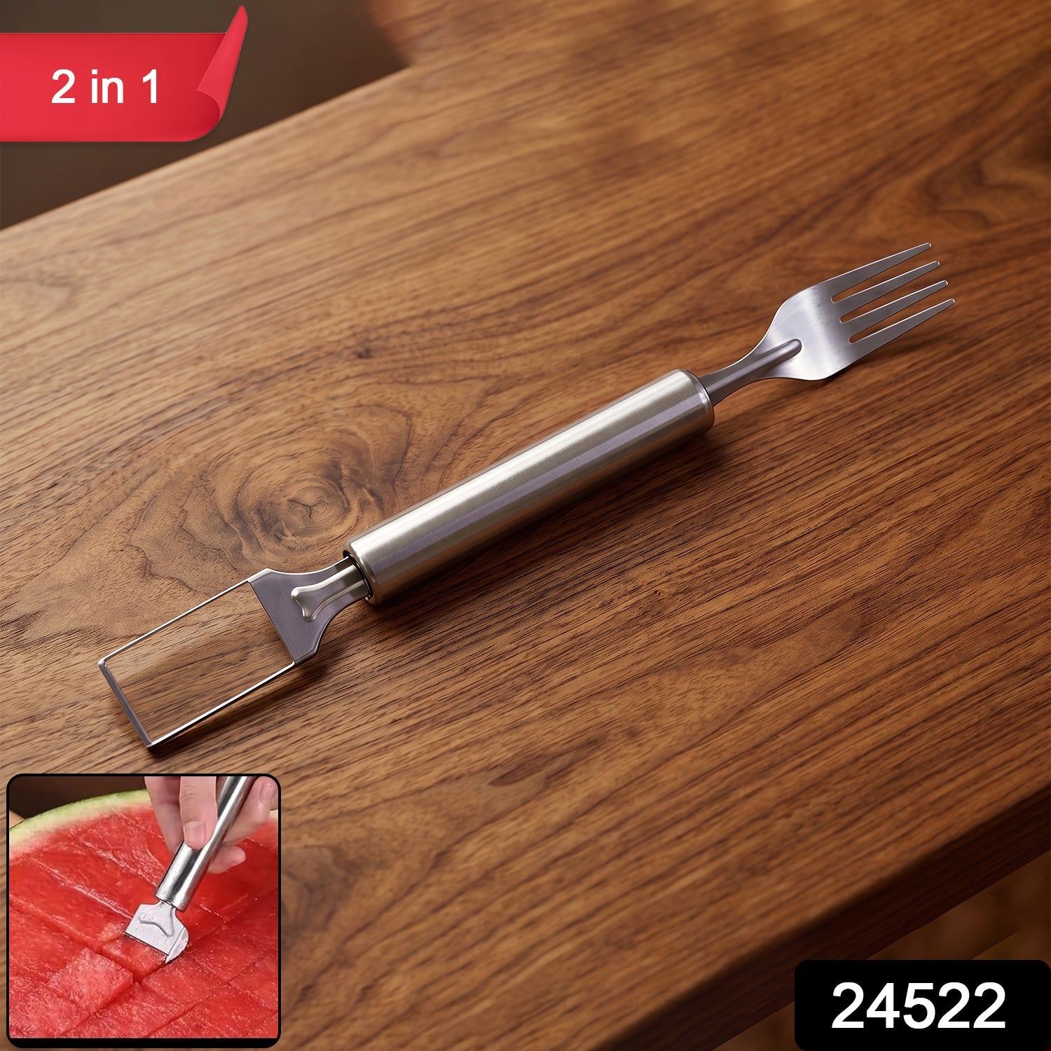 Watermelon slicer cutter pack for quick fruit slicing