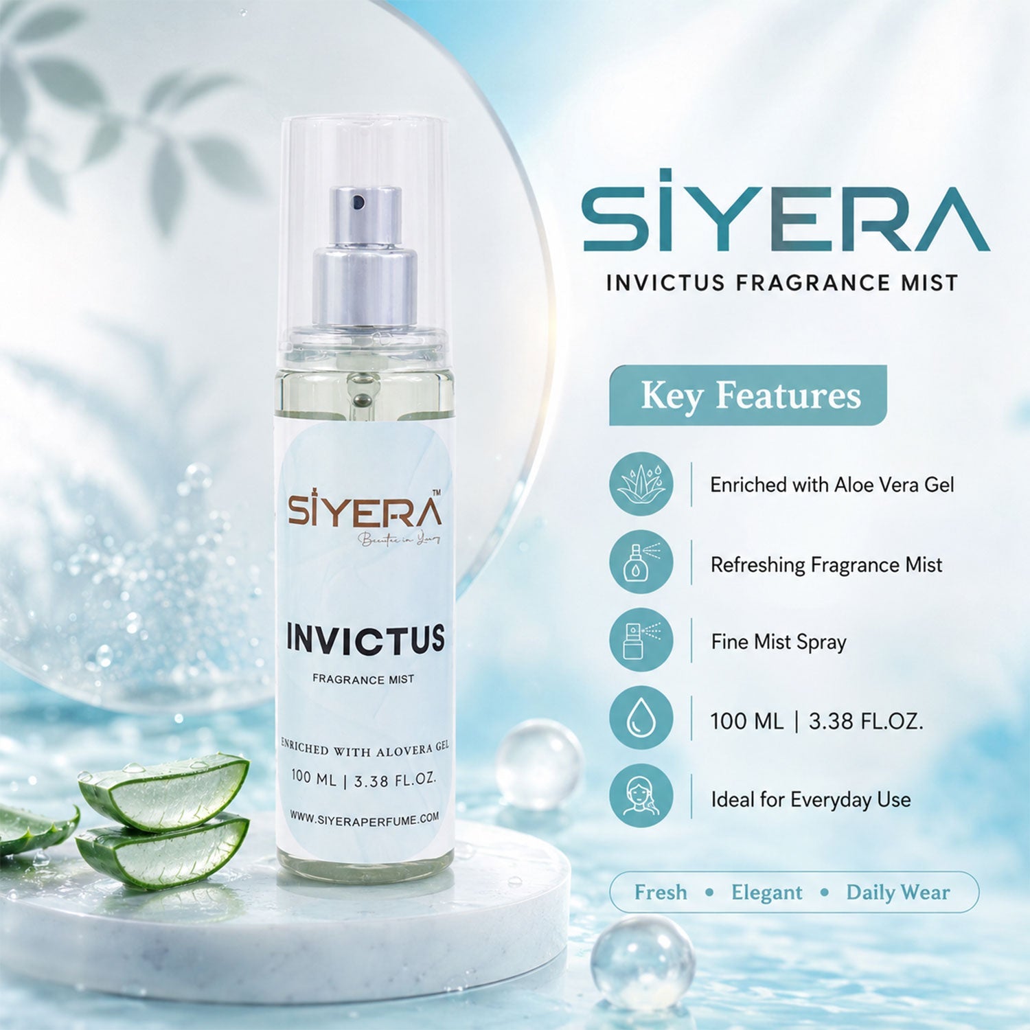 Fragrance mist spray use