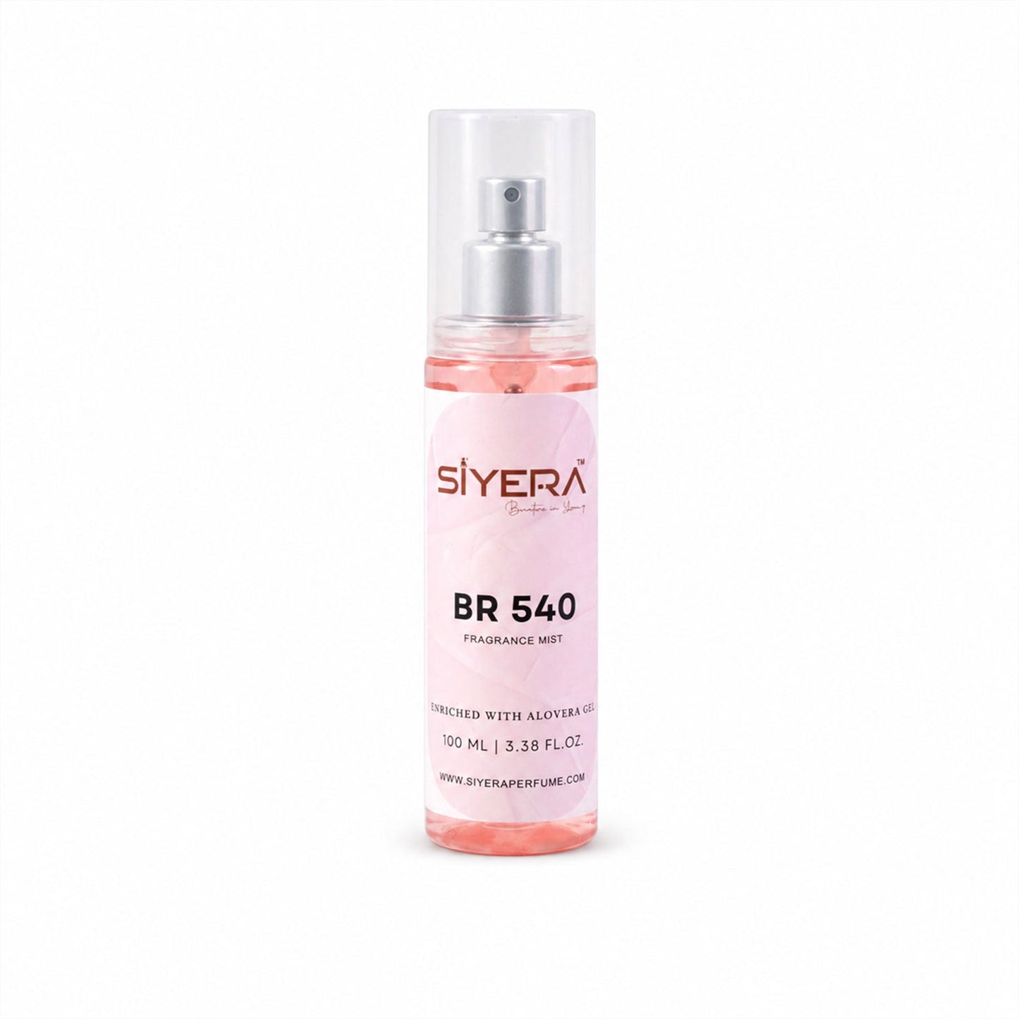 BR 540 100ml body spray size