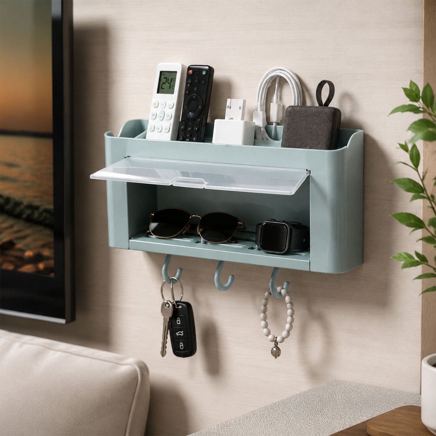 Wall shelf bathroom use