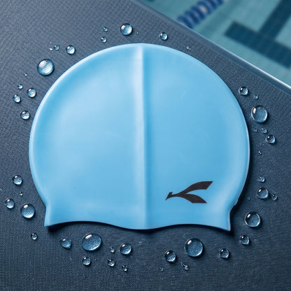 Durable stretchable silicone swim cap