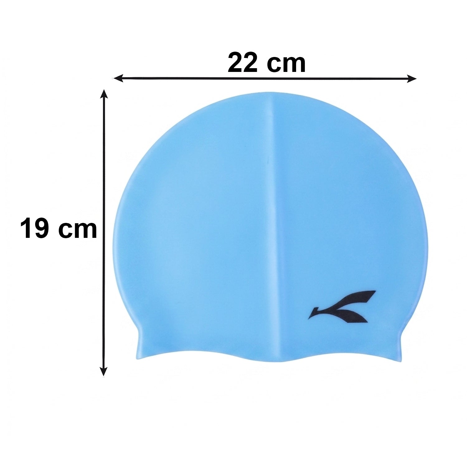 Flexible silicone swim cap accessory