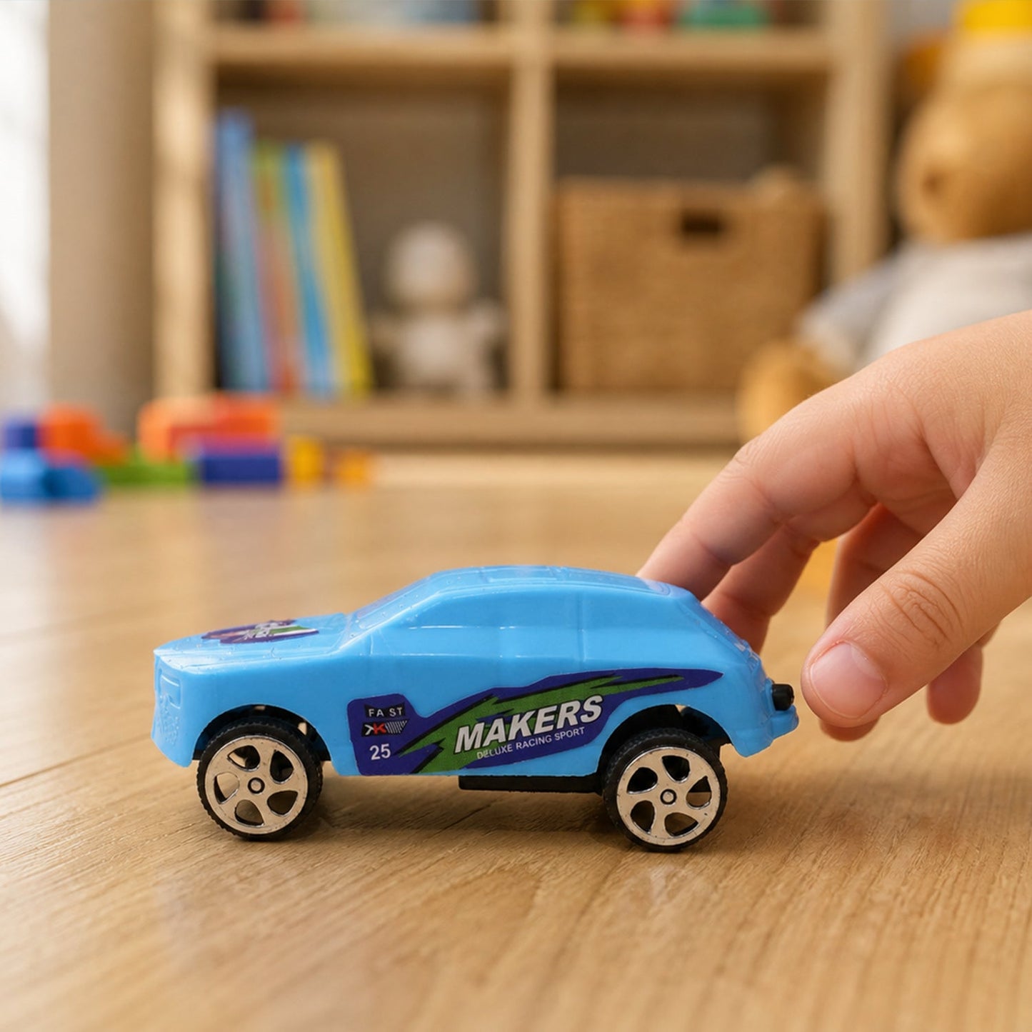 Lightweight, safe toy cars for active play