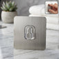 Close-up of adhesive wall hook for home storage