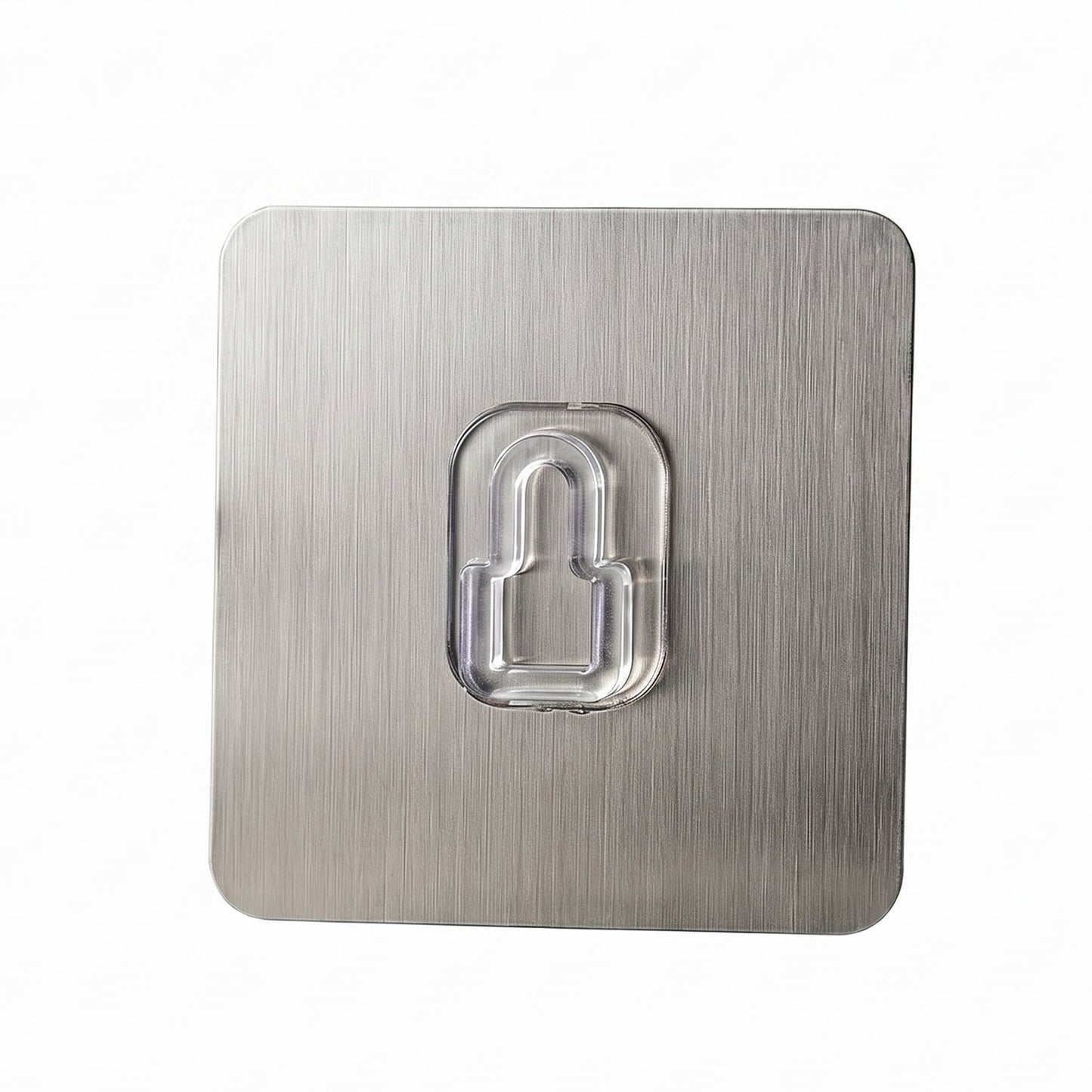 Adhesive wall hook mounted without drilling on wall