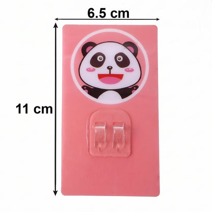 Cartoon wall hook hanging towel in bathroom